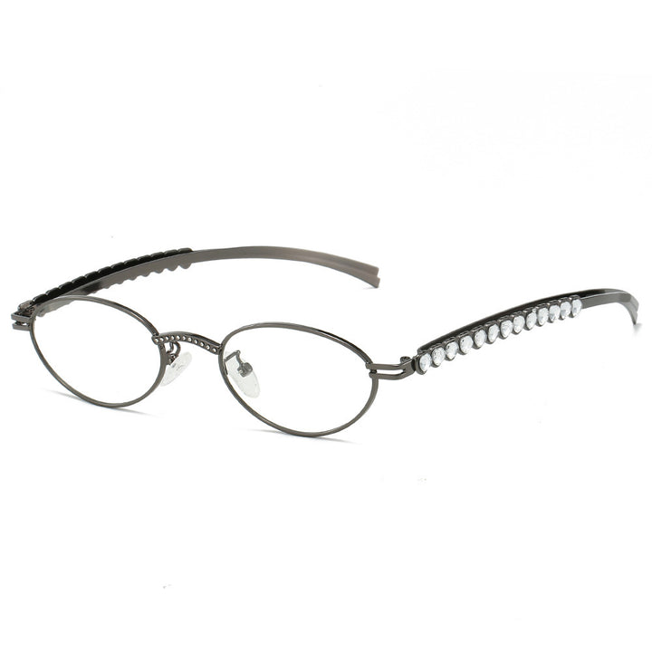 Elegant Oval Frame Glasses Bowlift
