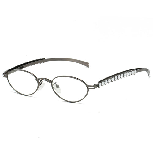 Elegant Oval Frame Glasses Bowlift