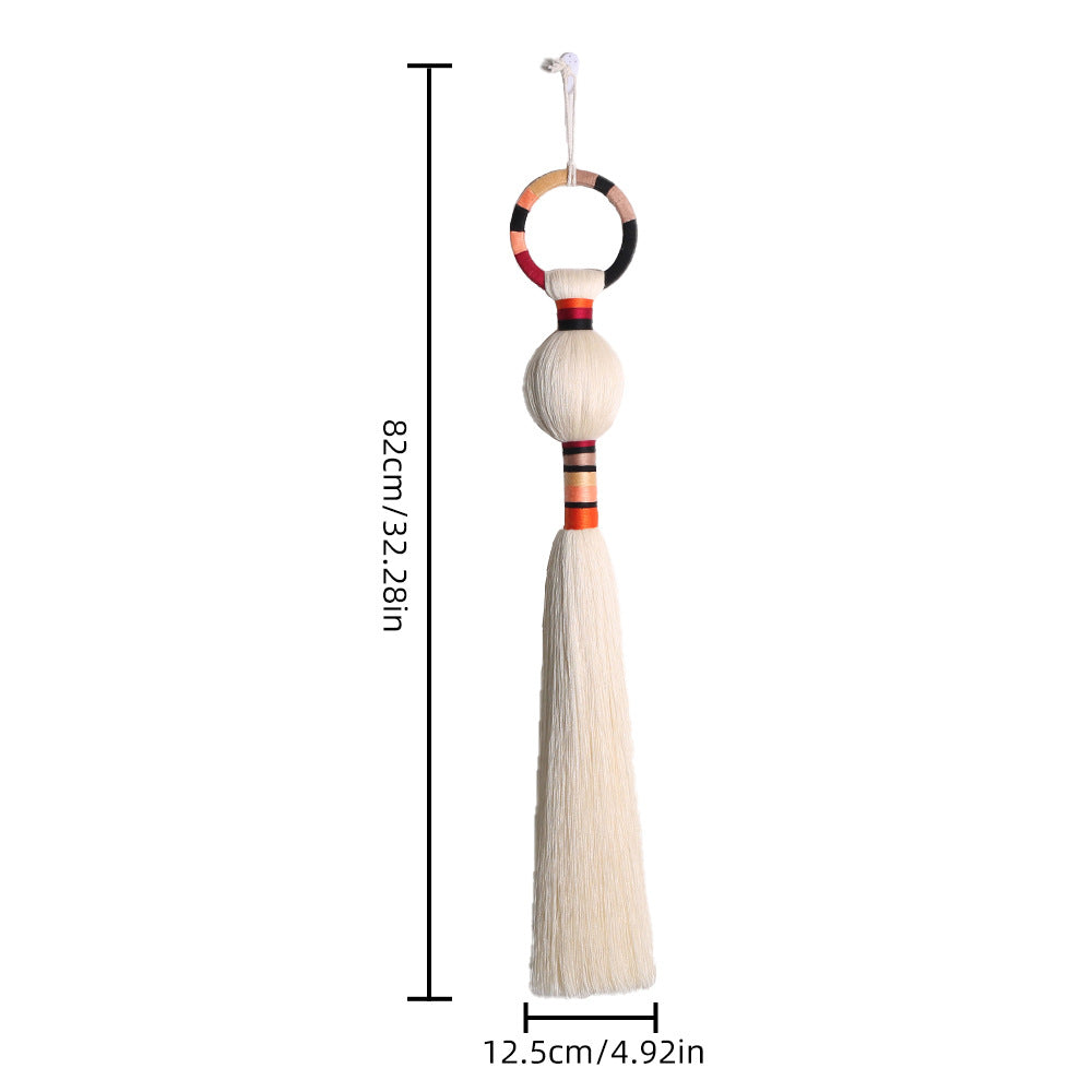 Wall decoration with elegant tassel design