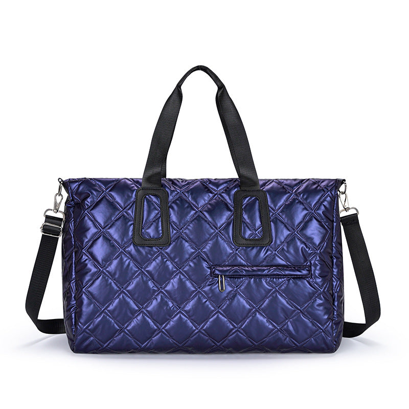 Quilted Multi-Functional Travel Tote Bag Bowlift