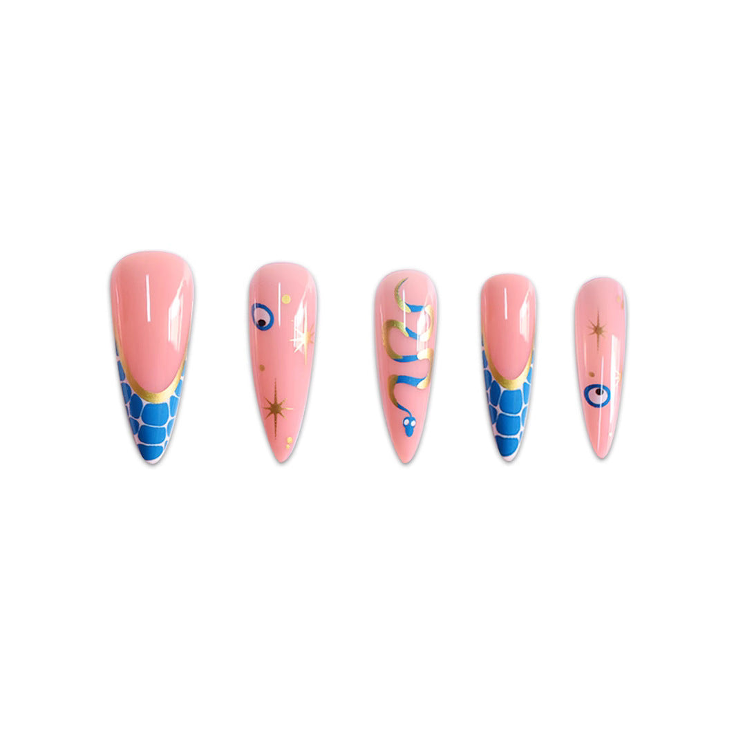 Artistic Stiletto Nail Art Bowlift 1787977694