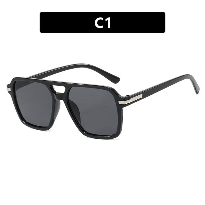 Women's fashionable rectangular sunglasses with stylish design and UV protection Bowlift