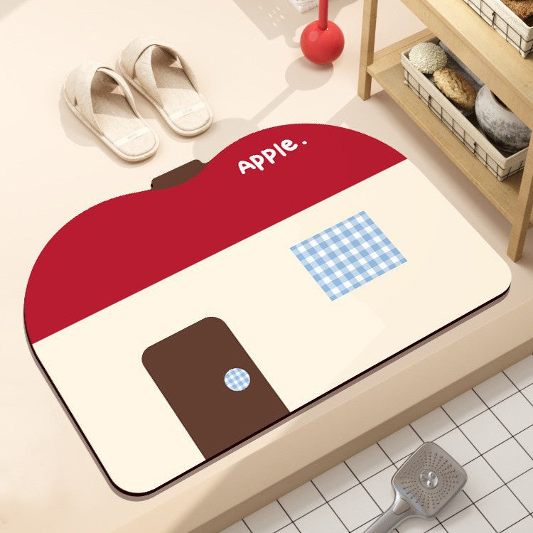 Playful Hamburger-Themed Bath Mat Bowlift