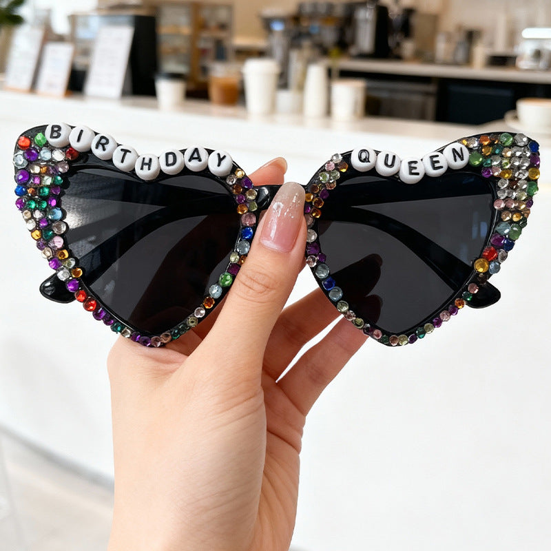 Statement Heart-Frame Sunglasses Bowlift