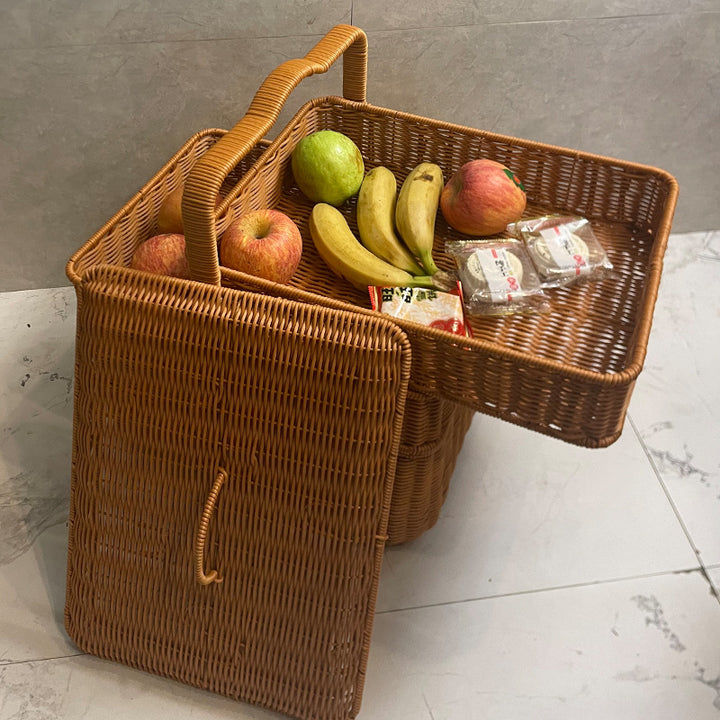 Women's Laundry Basket with Practical Compartments Bowlift