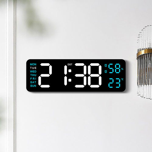 Digital Multifunction Alarm Clock with Hygrometer and Temperature Display Bowlift