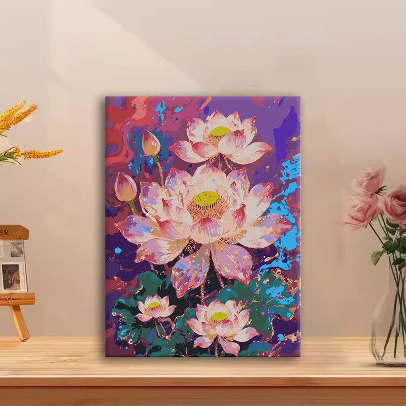 Floral Themed Wall Art Canvas Print Bowlift