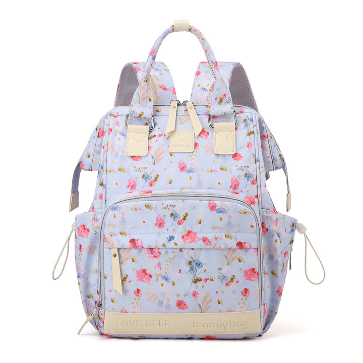Playful Graphic Print Baby Diaper Backpack Bowlift