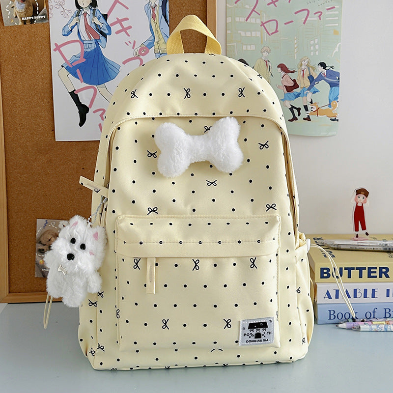 Cute Patterned Lightweight School Backpack