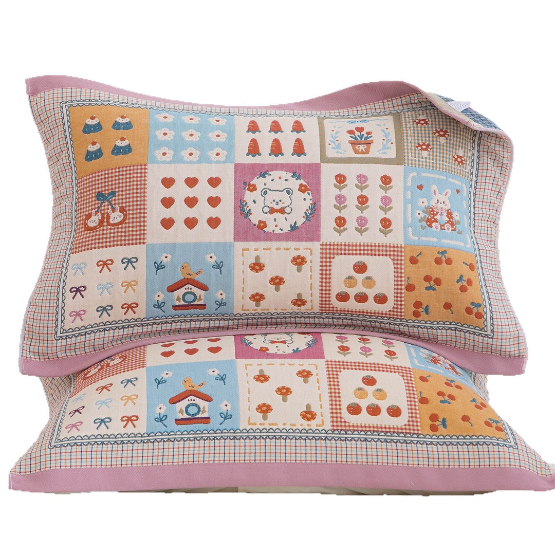 Women's cushion covers with cheerful patchwork design Bowlift