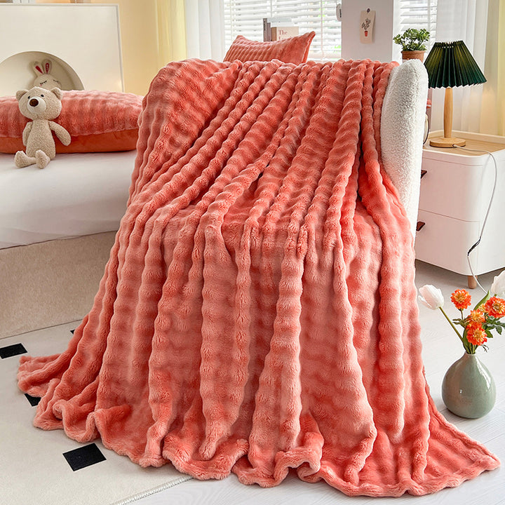 Women's Plush Throw Blanket Bowlift