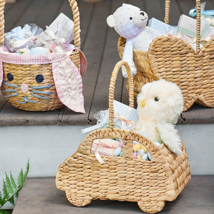 Playful vehicle storage basket Bowlift