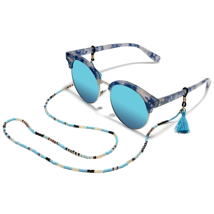 Designer Eyewear with Beaded Holder Bowlift