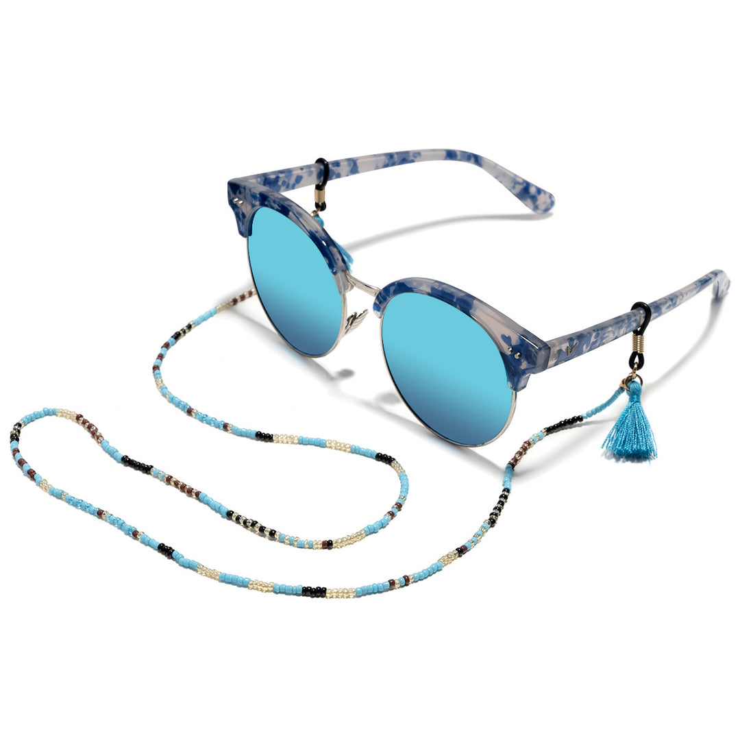 Bohemian-Inspired Beaded Eyewear Chain Bowlift