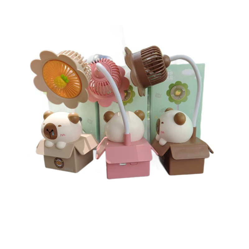 Unisex Decorative Table Fan with Animal Motif Bowlift