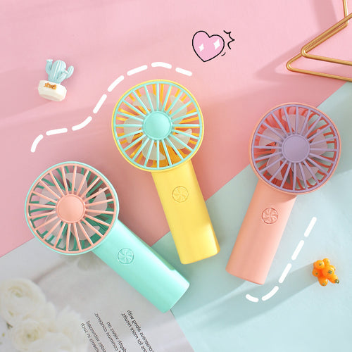 Ladies Portable Handheld Fan with Ergonomic Grip and Quiet Operating Modes Bowlift