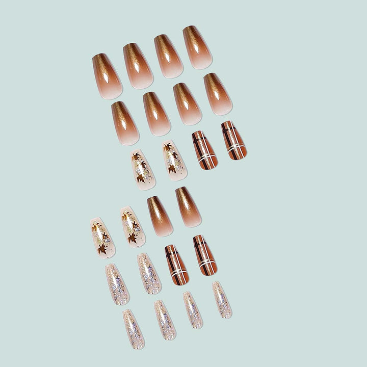 Artful nail art with sparkling accents Bowlift