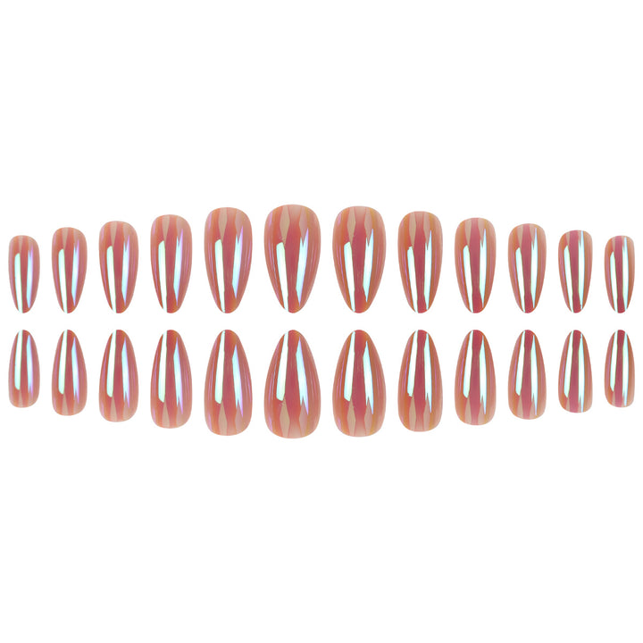 Metallic Stiletto Nail Extensions Bowlift