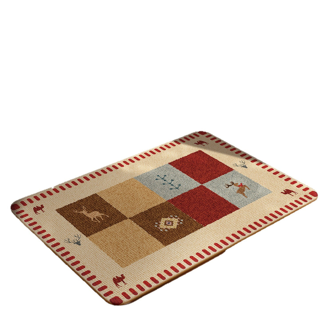 Decorative Star-patterned Bath Mat Bowlift