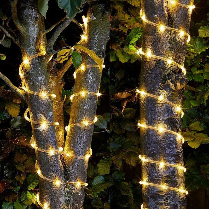 BowLift | LED Solar String Fairy Lights Waterproof Copper Wire Outdoor Tube Fairy Lights