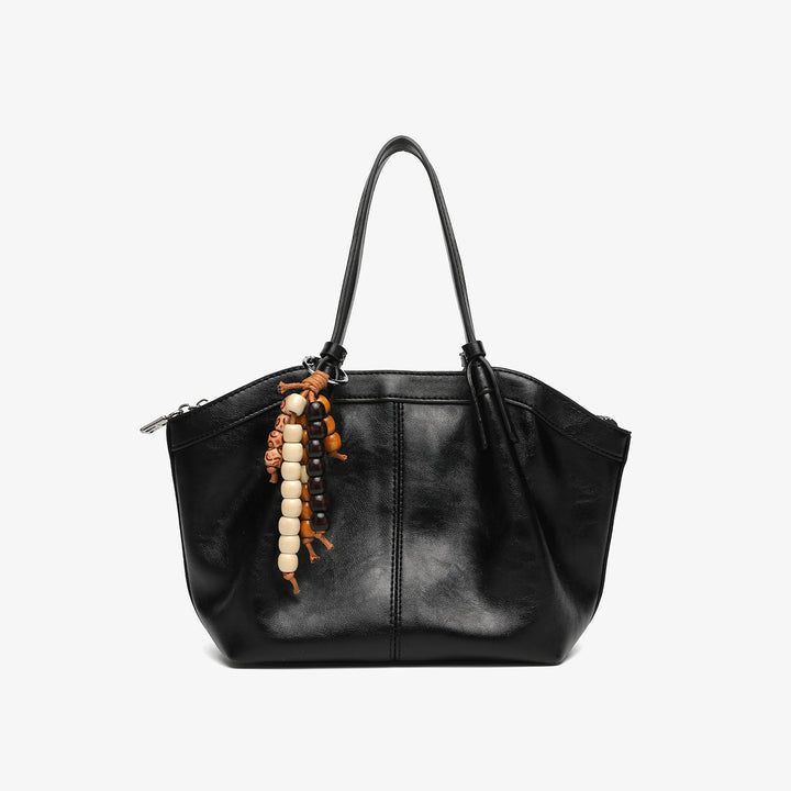 Sleek Casual Leather Tote