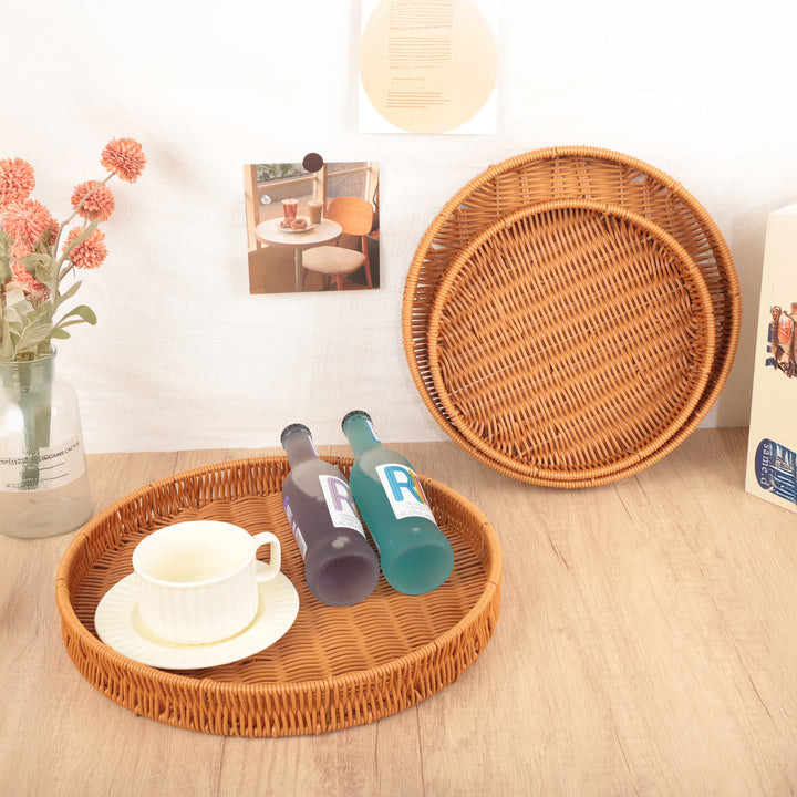 Decorative Handcrafted Serving Tray Bowlift