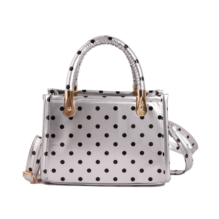 WoChic Polka Dot Handheld Satchel Bag Bowlift