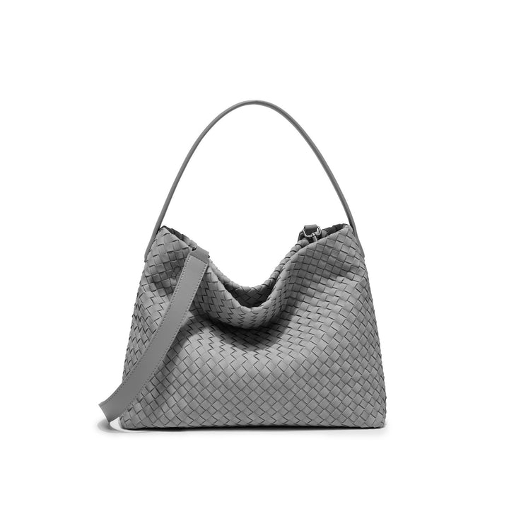 Contemporary Woven Hobo Bag Bowlift