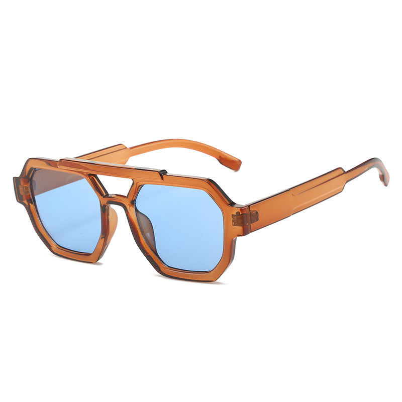Geometric Oversized Sunglasses Bowlift