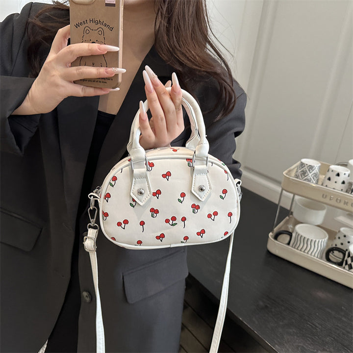 Playful Cherry Print Handbag Bowlift