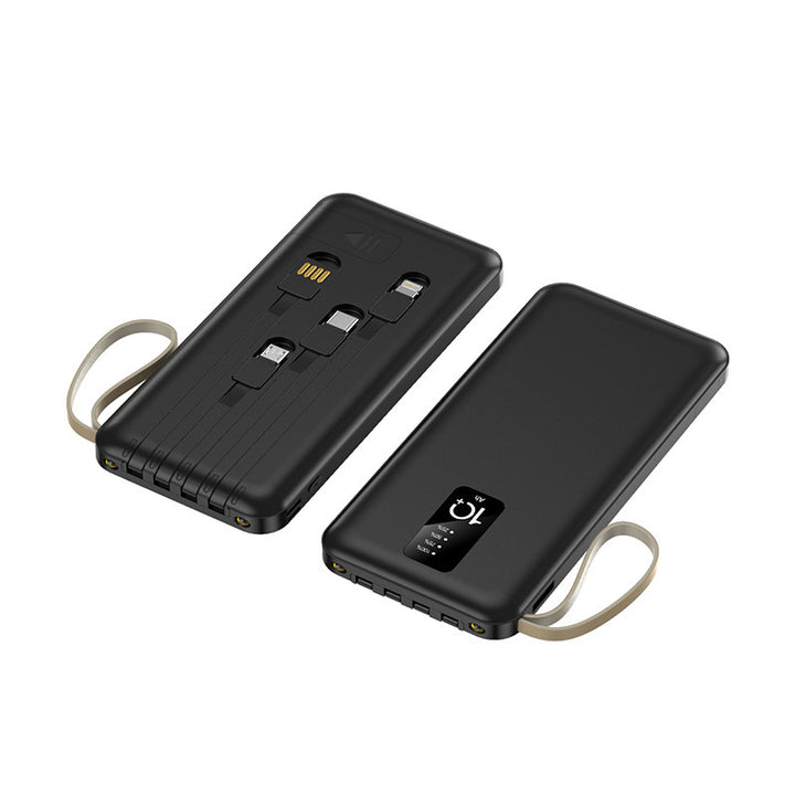 Multifunctional Power Bank with Integrated Cable System Bowlift