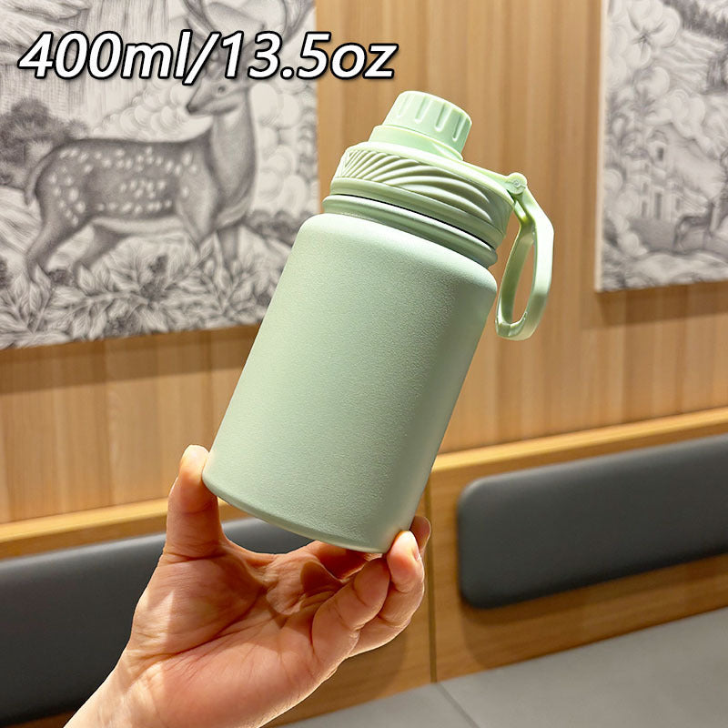 Women's Insulated Water Bottle with Ergonomic Carrying Handle Bowlift