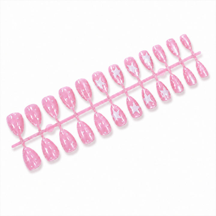 Premium Artificial Nail Set Bowlift