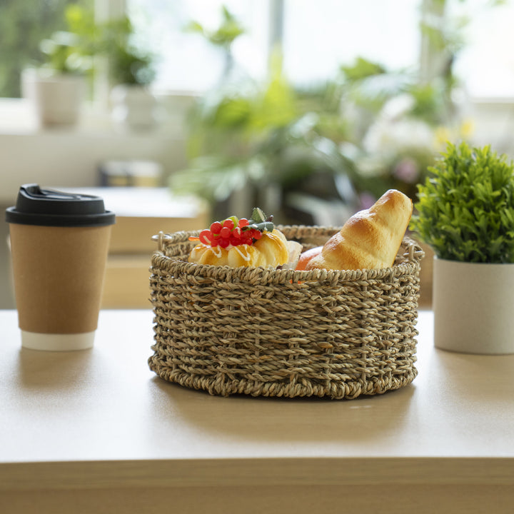 Handcrafted Decorative Storage Basket Bowlift
