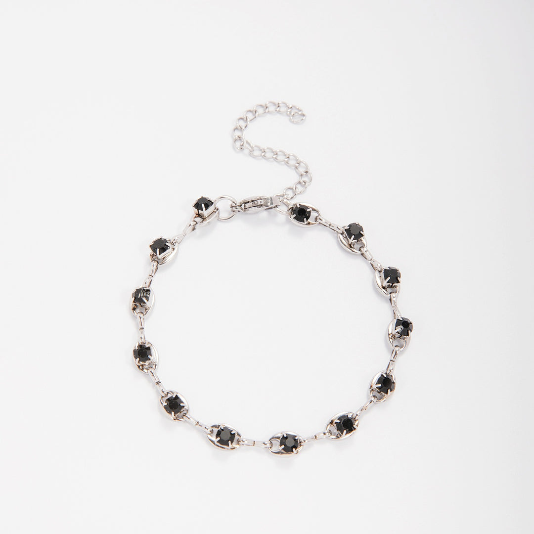 Elegant Gemstone Accent Link Bracelet Bowlift