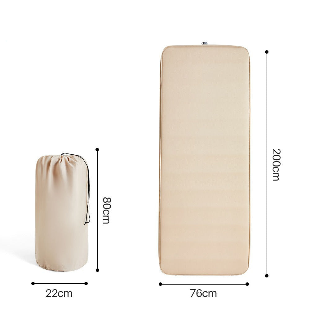 automatic self-inflating air mattress topper with memory foam core Bowlift