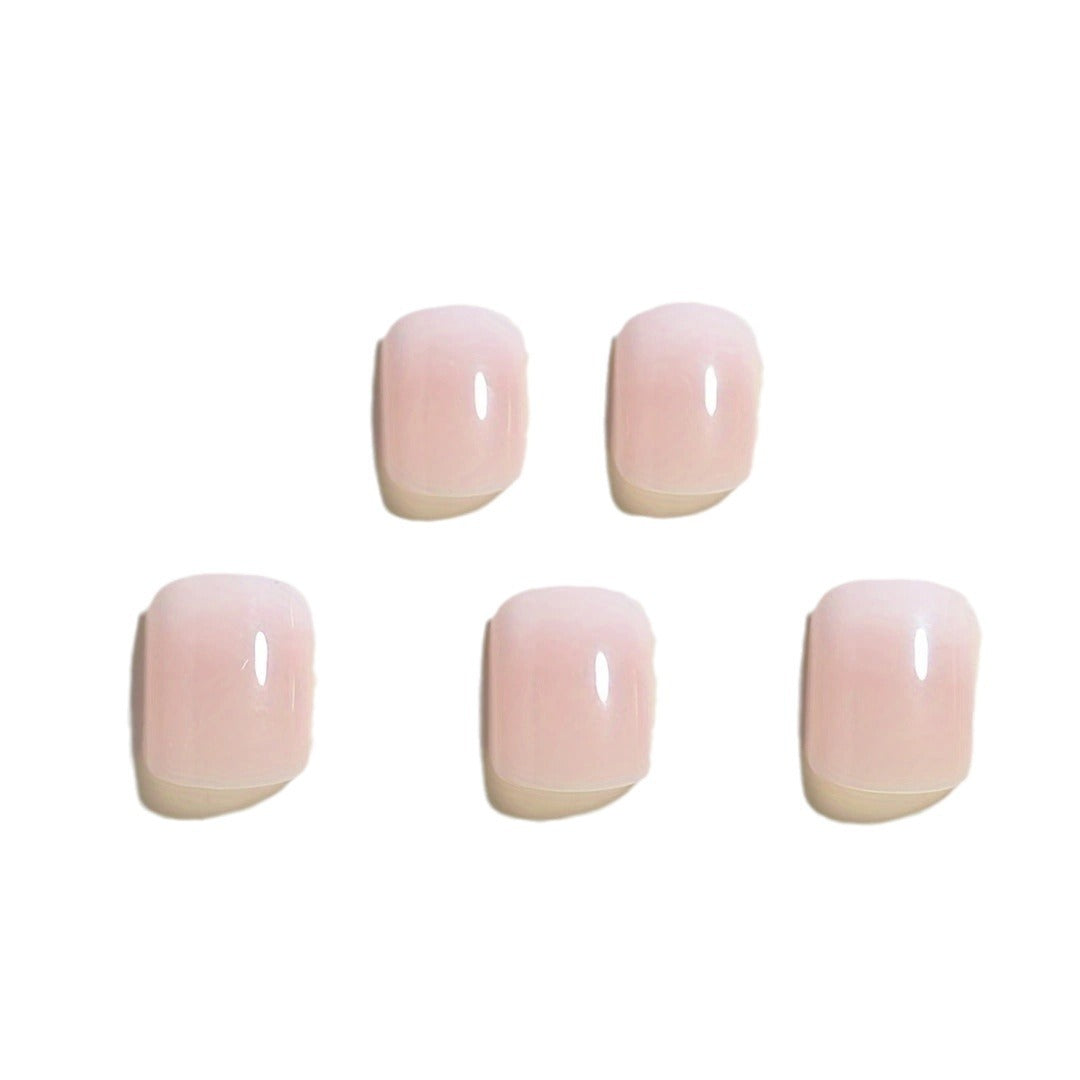 Glossy Press-On Nail Set Bowlift