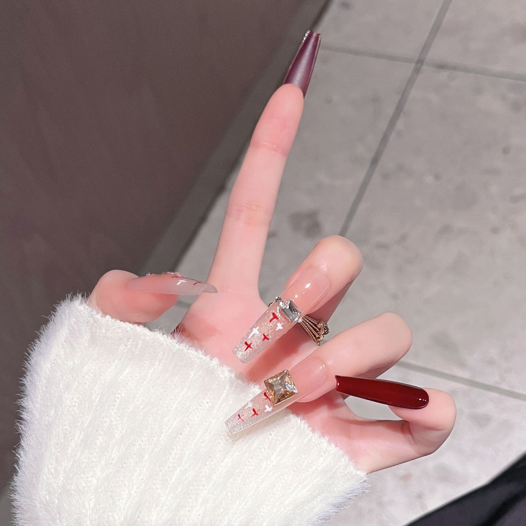Decorative Press-On Nail Art Extensions Bowlift