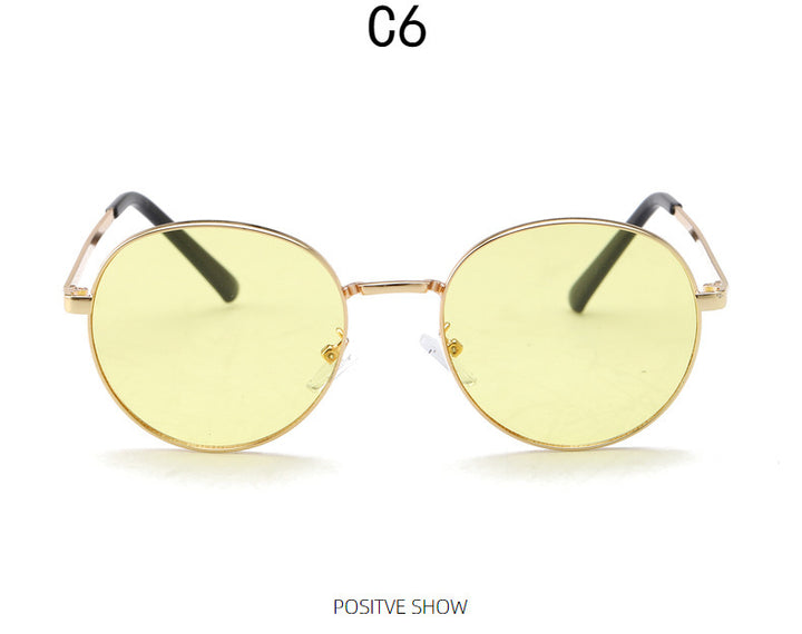 Women's fashionable sunglasses with mirrored gradient Bowlift