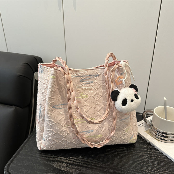 Quilted Decorative Shoulder Bag Bowlift