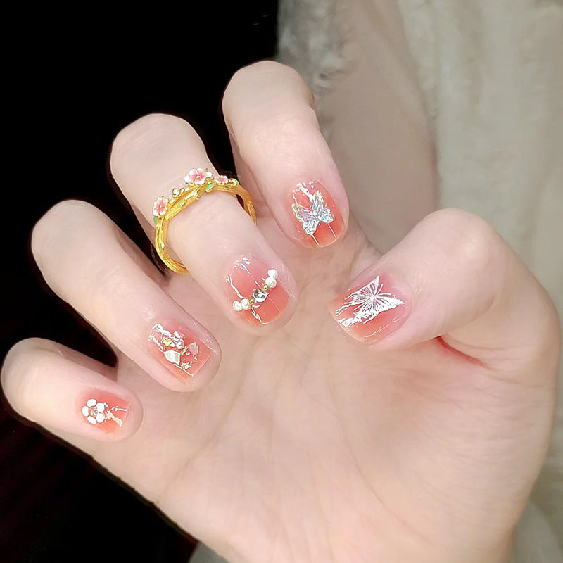 Creative Nail Art Set with Floral Decorations Bowlift