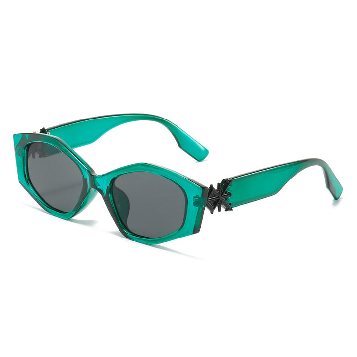 Statement Hexagonal Frame Sunglasses Bowlift 1787812354