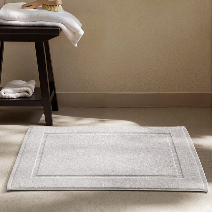 Plush Textured Bathroom Mat Bowlift
