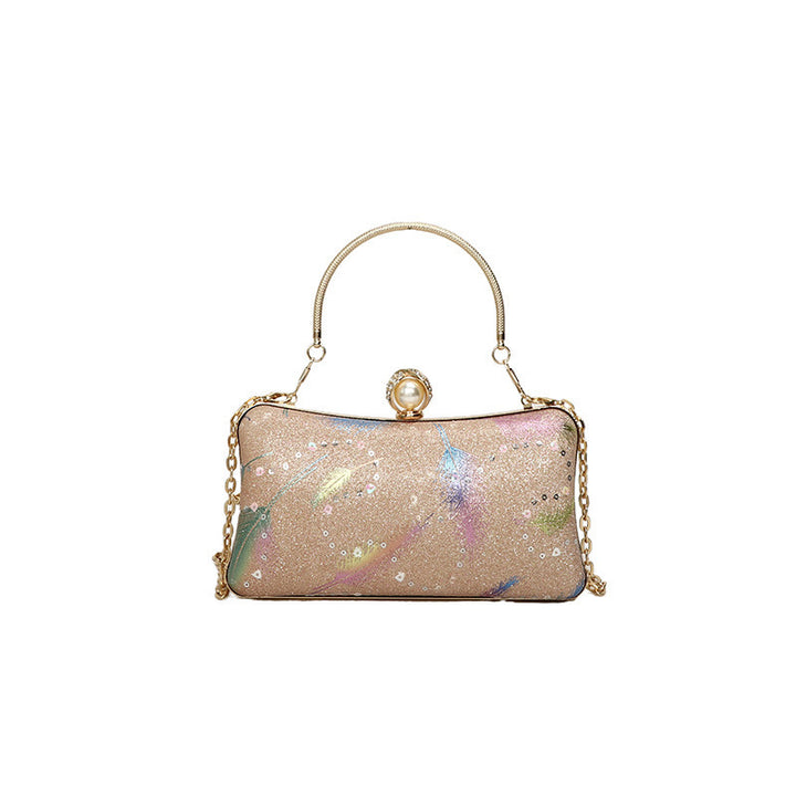 Glittery Evening Clutch Bag Bowlift