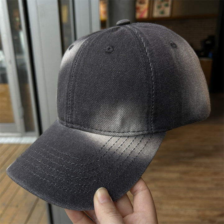 Women's Distressed Denim Baseball Cap Bowlift 1784083710