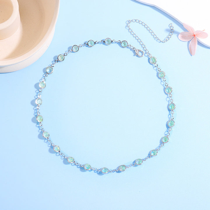 Sparkling Crystal Choker Necklace Bowlift