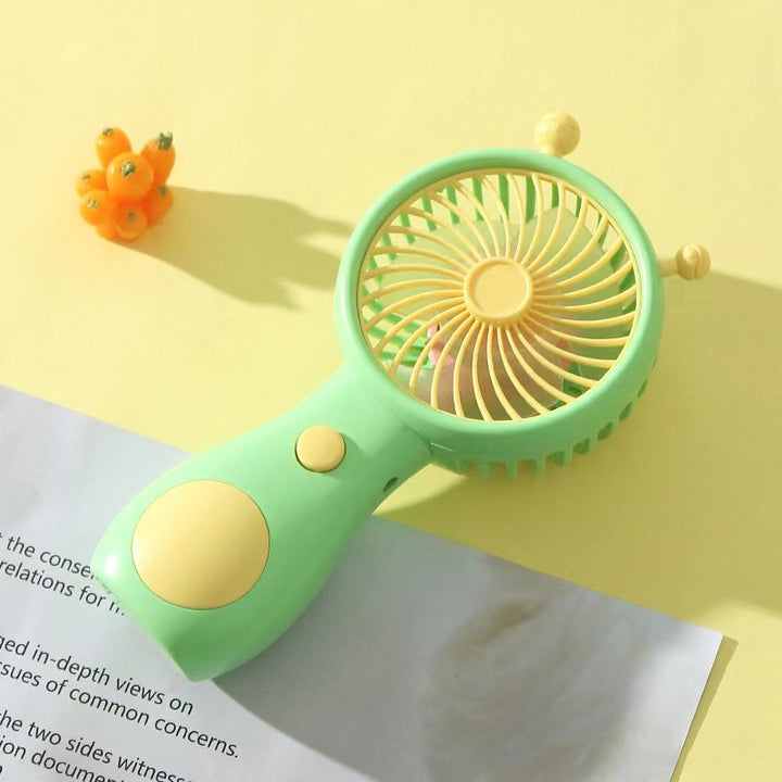 Ladies Portable Hand Fan with Ergonomic Design and Quiet Operating Modes Bowlift