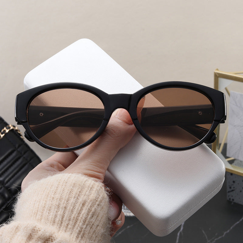 Women's Cat-Eye Sunglasses with Exotic Design and Sturdy Frame Bowlift