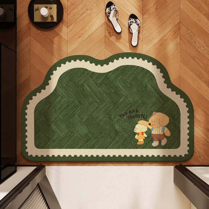 Cute Cartoon Animal Bath Mat Bowlift