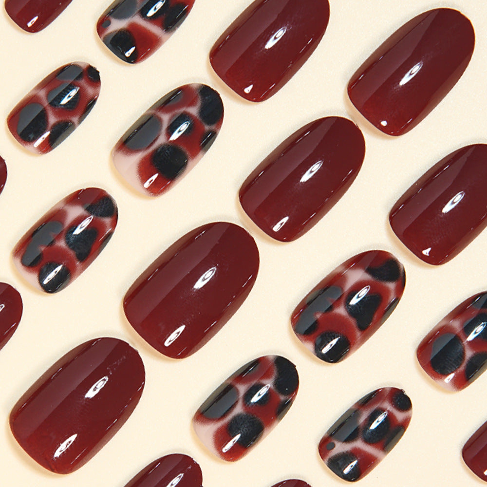 Premium Artistic Press-On Nail Design Bowlift